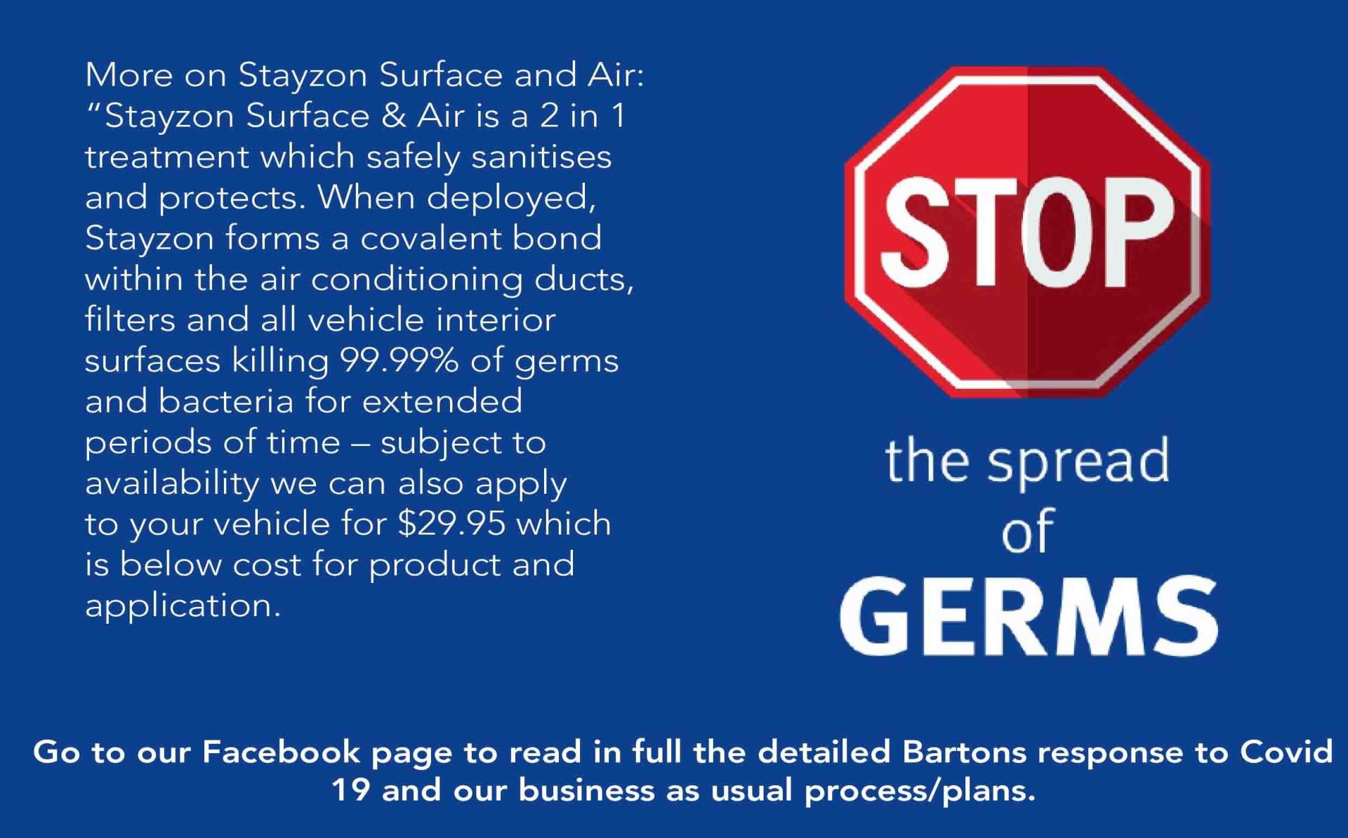 Covid 19 - Important Bartons Update banner