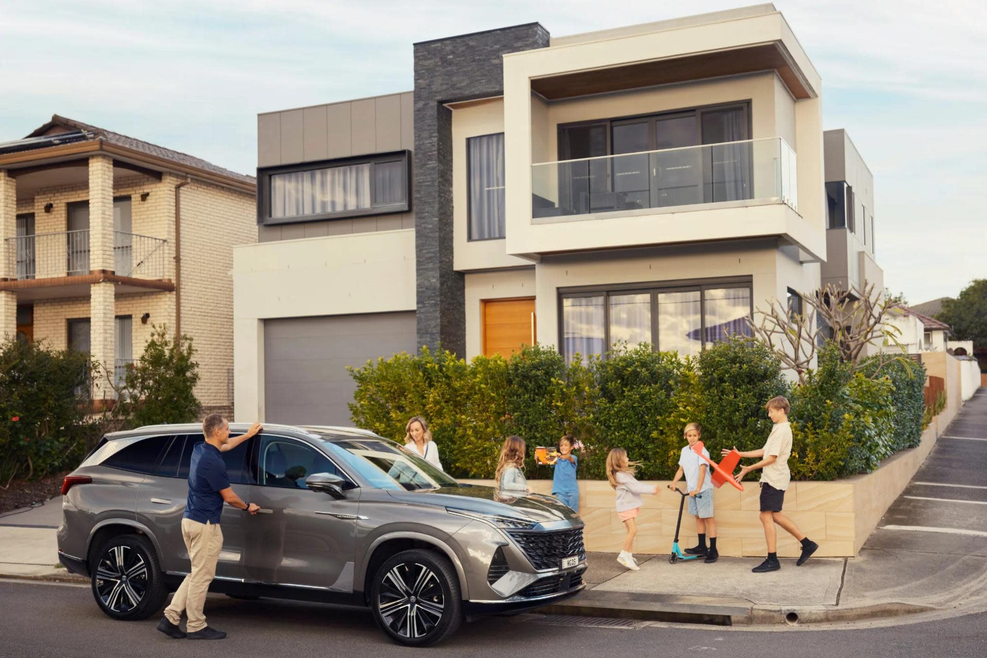 MG QS Five-Star ANCAP Safety Rating banner
