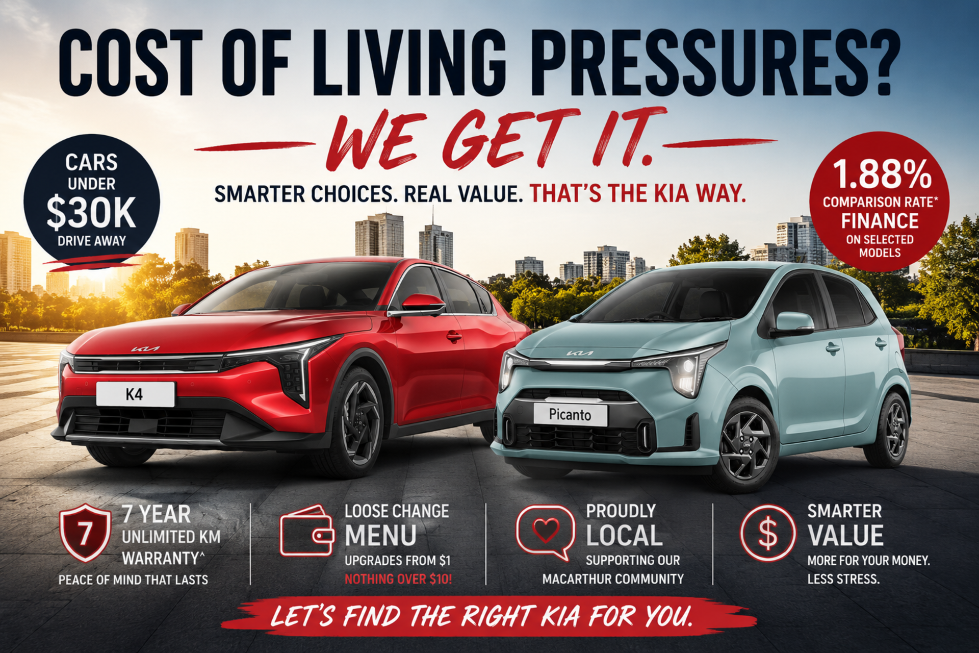 The Cost of Living Is Real. So Why Could Now Be a Good Time to Buy a Kia? banner