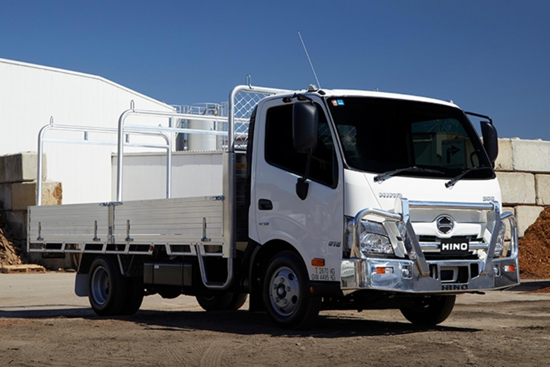 Featured: Hino 300 Series 616 Wide Cab TradeAce. Part of the versatile Hino Built to Go (BTG) range.