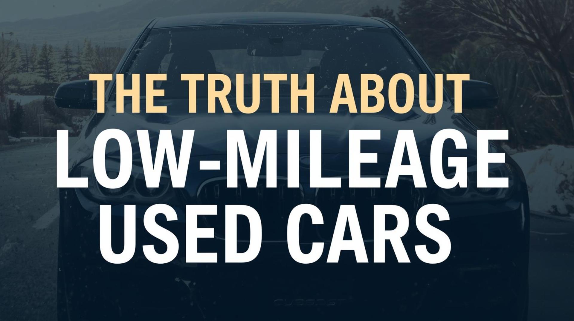 The Truth About Low-Mileage Used Cars banner