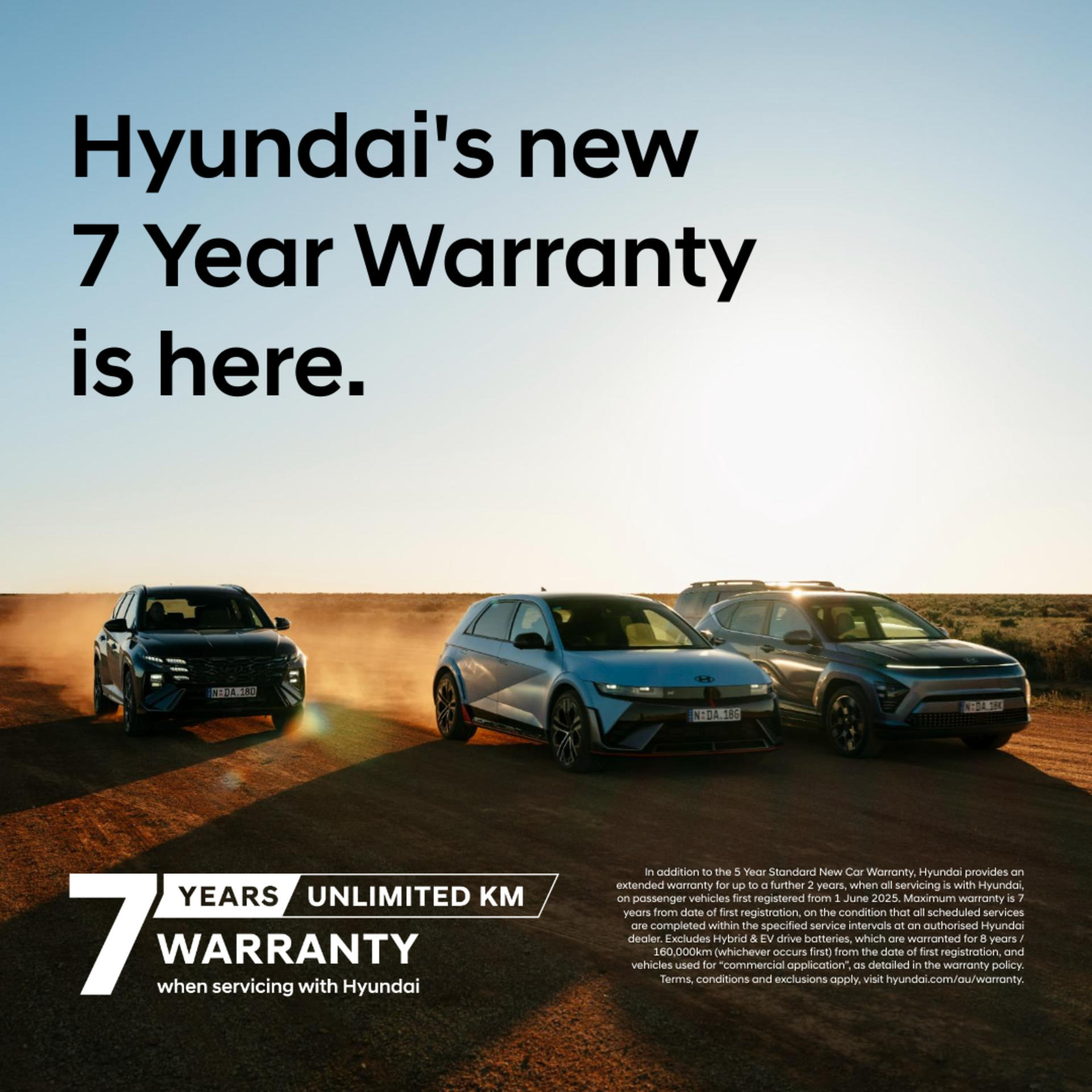 Drive with Confidence: Hyundai’s New 7-Year Unlimited Kilometre Warranty banner