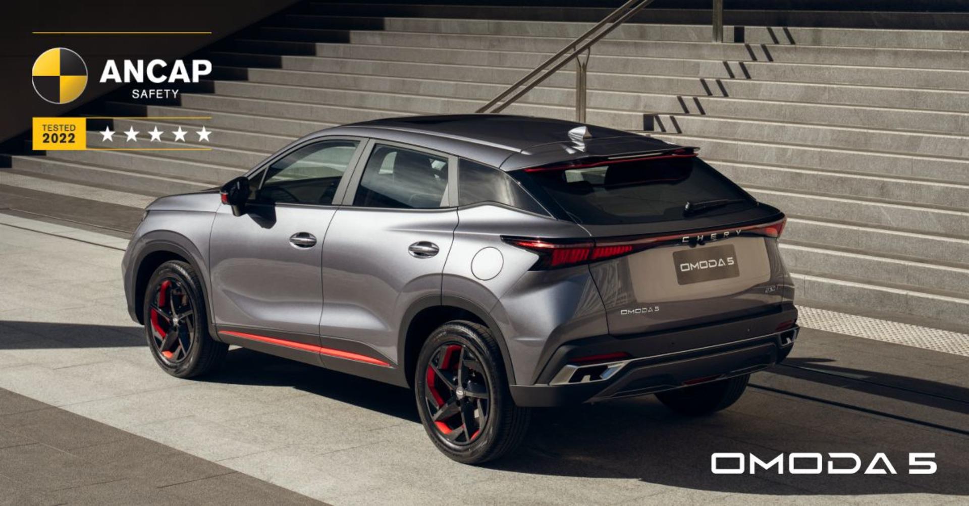 2023 ANCAP Rating Reveals - OMODA 5 banner