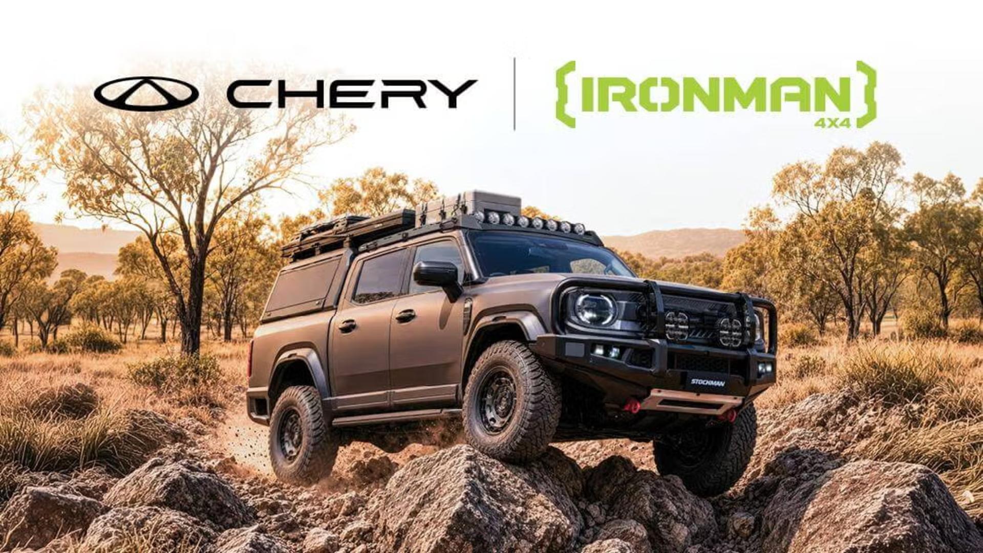 Chery Stockman Teams Up with IRONMAN 4X4: Built for Australia's Toughest Adventures banner