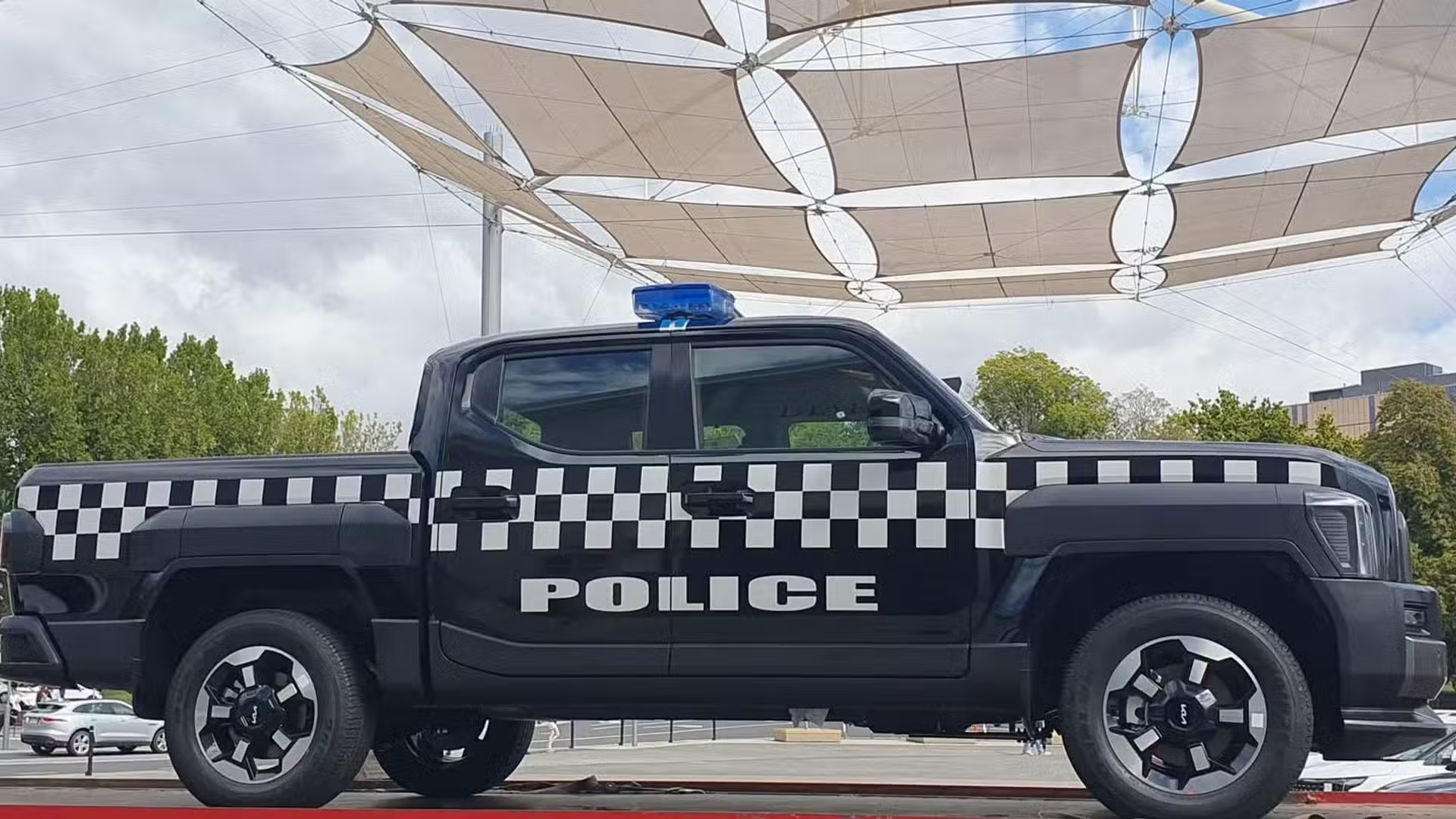 Kia Tasman Police Ute Spotted Ahead of July Launch in Sydney banner