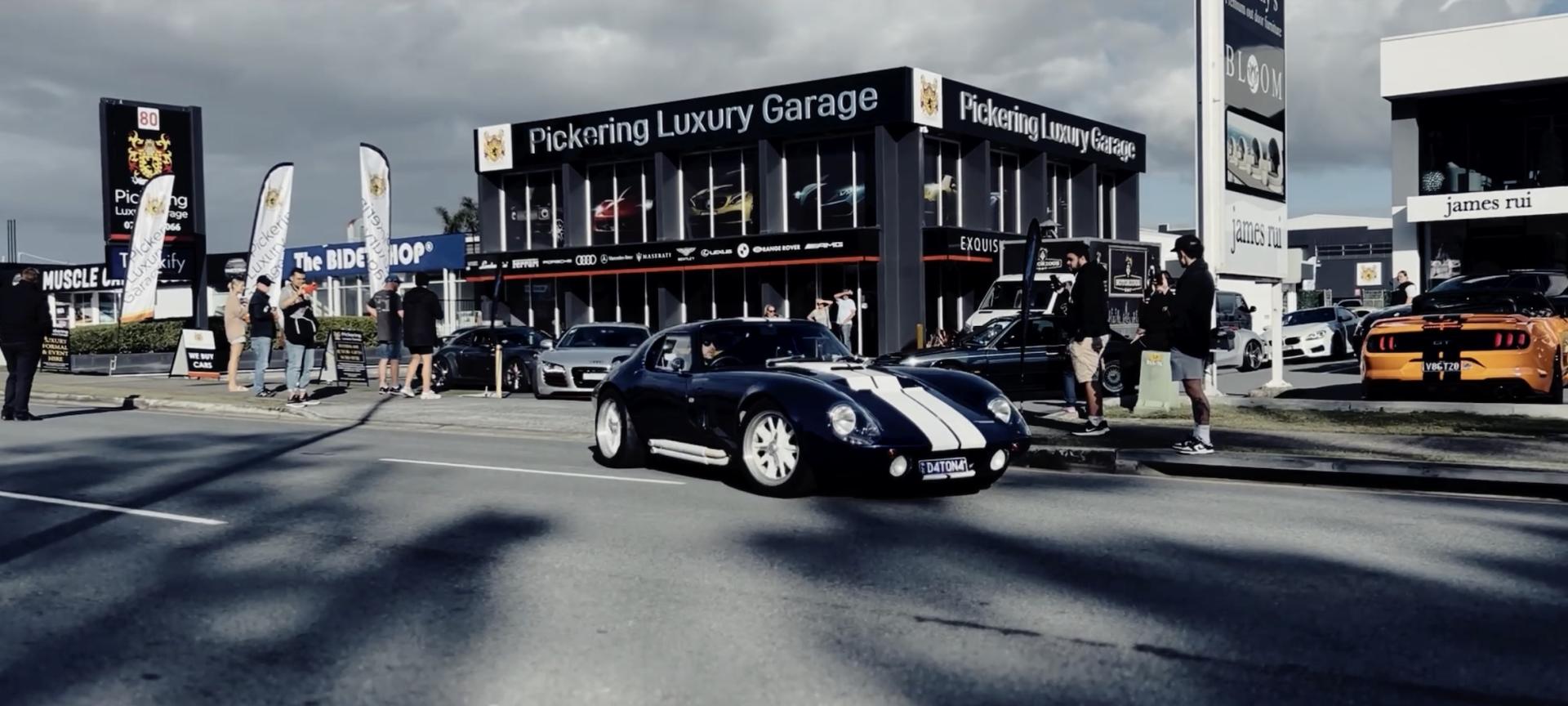 Pickering Luxury Garage x Thunderbolt Run Gold Coast Southern Downs Supercar Takeover banner