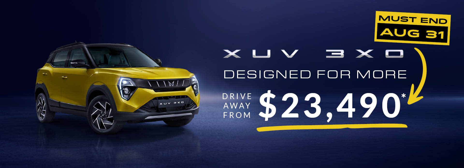 Discover the All-New 2025 Mahindra XUV 3XO at Tynan Mahindra Kirrawee banner