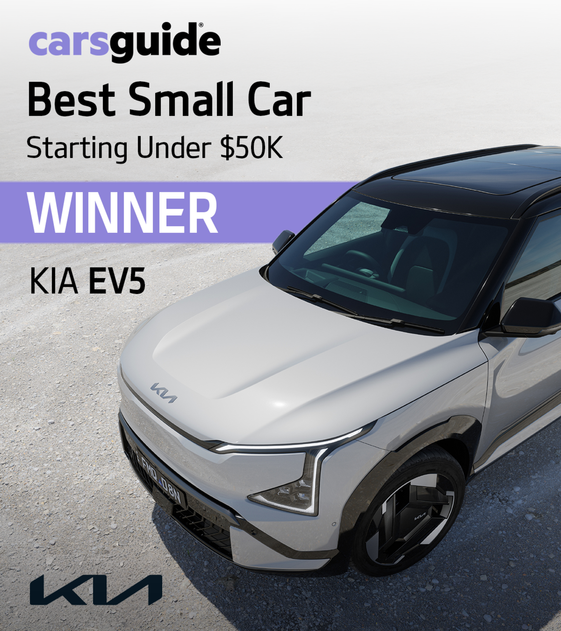 Kia EV3 Wins Best Small Car Under $50K at CarsGuide 2026 Awards banner