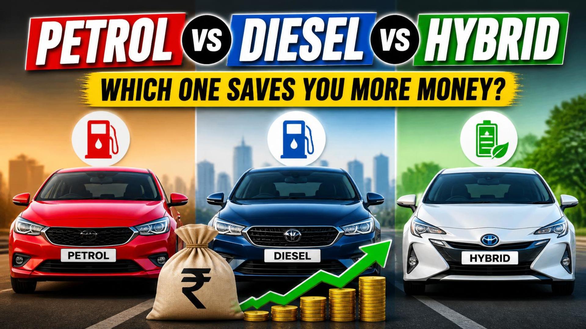 Petrol vs Diesel vs Hybrid: Which One Saves You More Money? banner