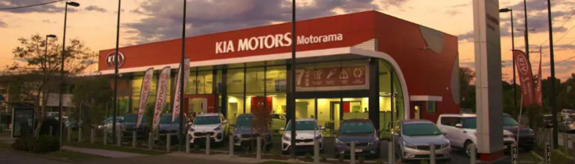 Motorama Kia Moorooka launch banner