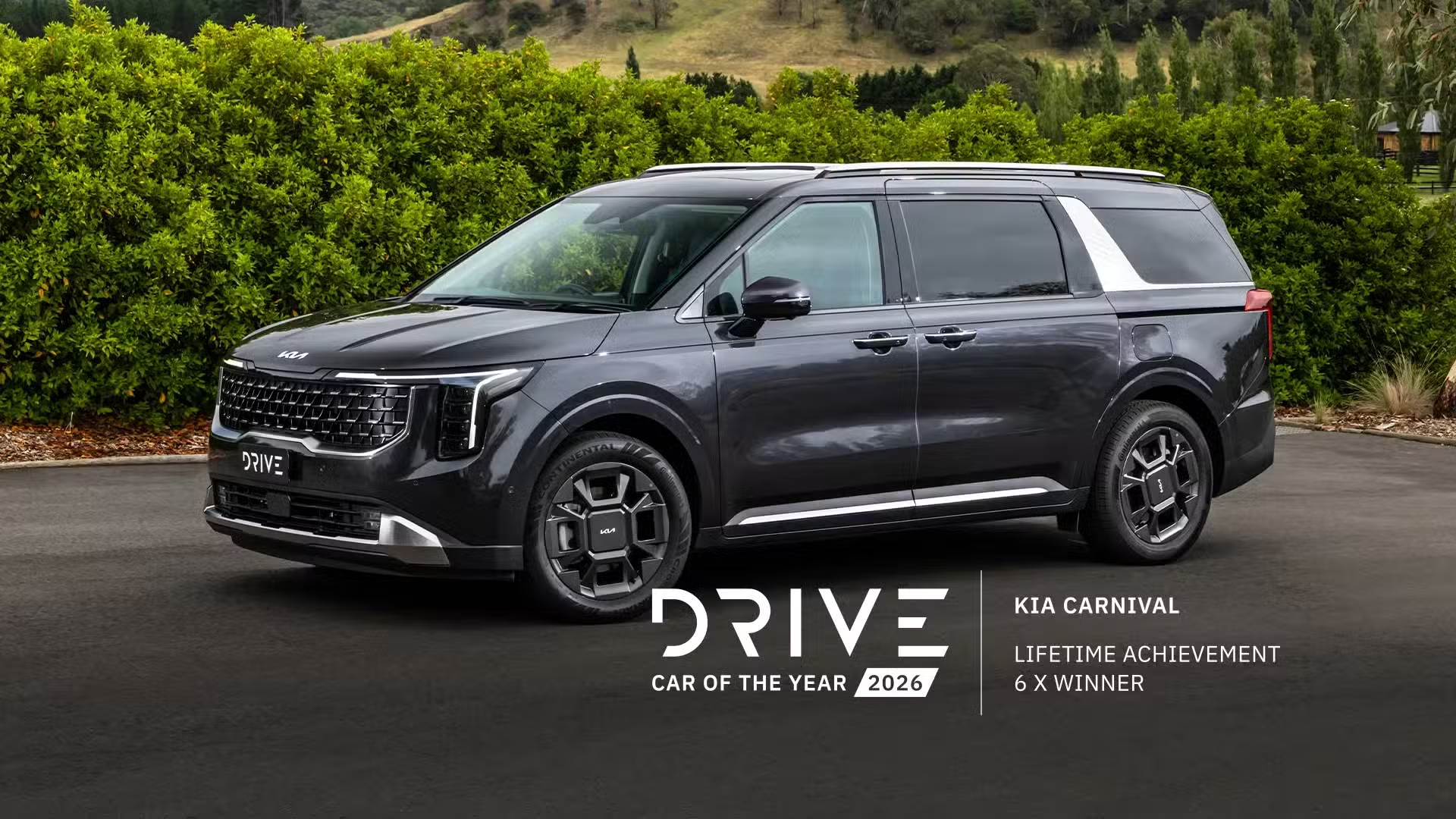 Kia Carnival Wins Drive Car of the Year Lifetime Achievement Award – Available at Tynan Kia Sutherland banner
