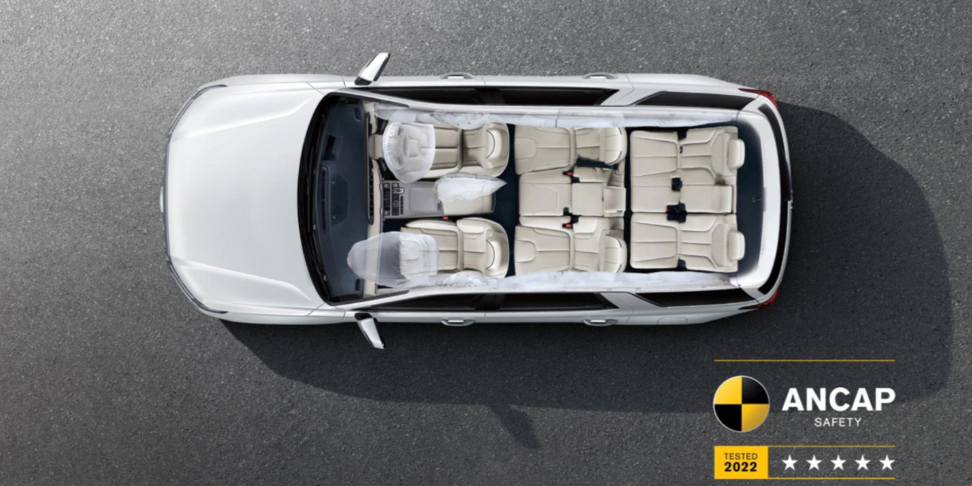 Hyundai Palisade's latest Safety Rating banner