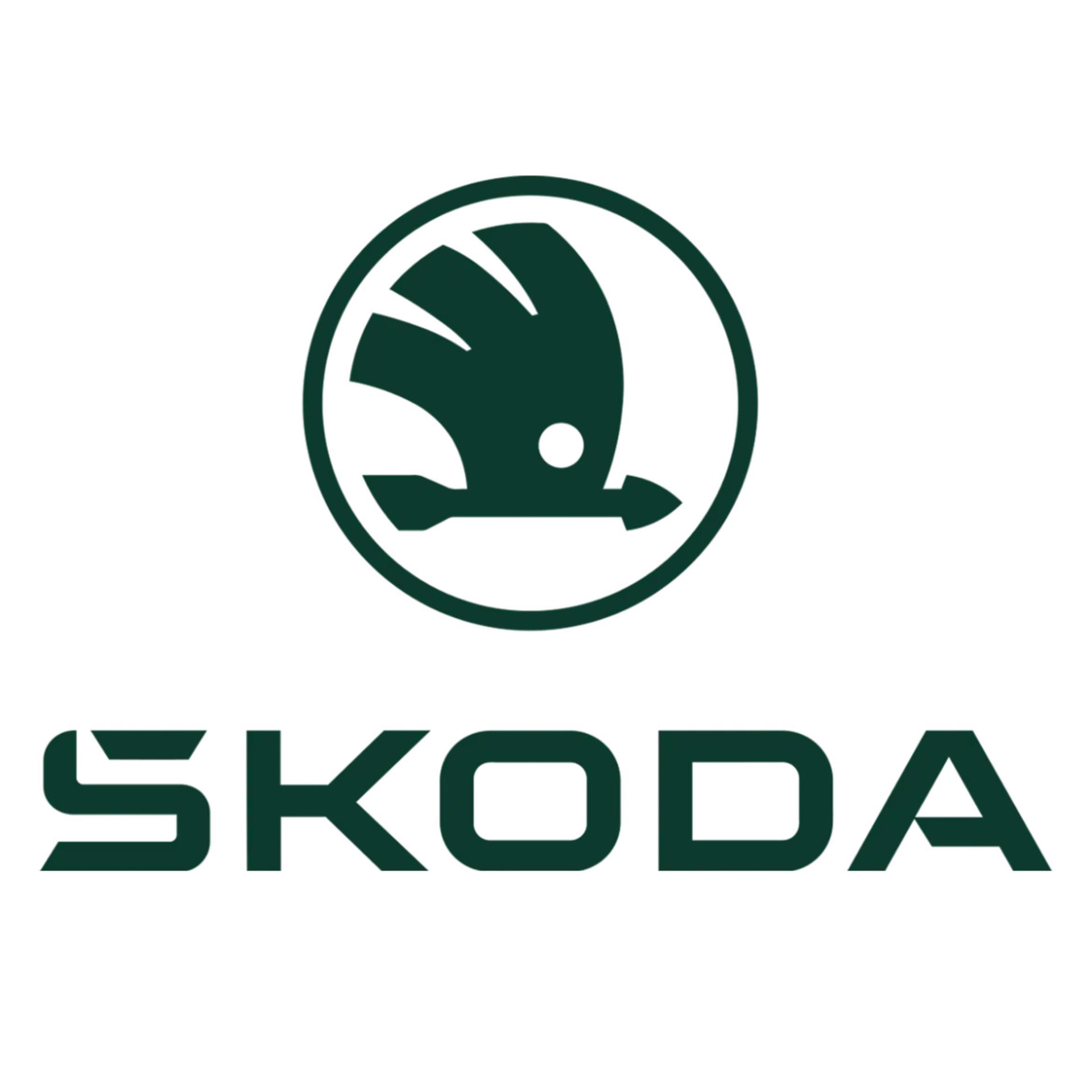 What is the Skoda logo banner