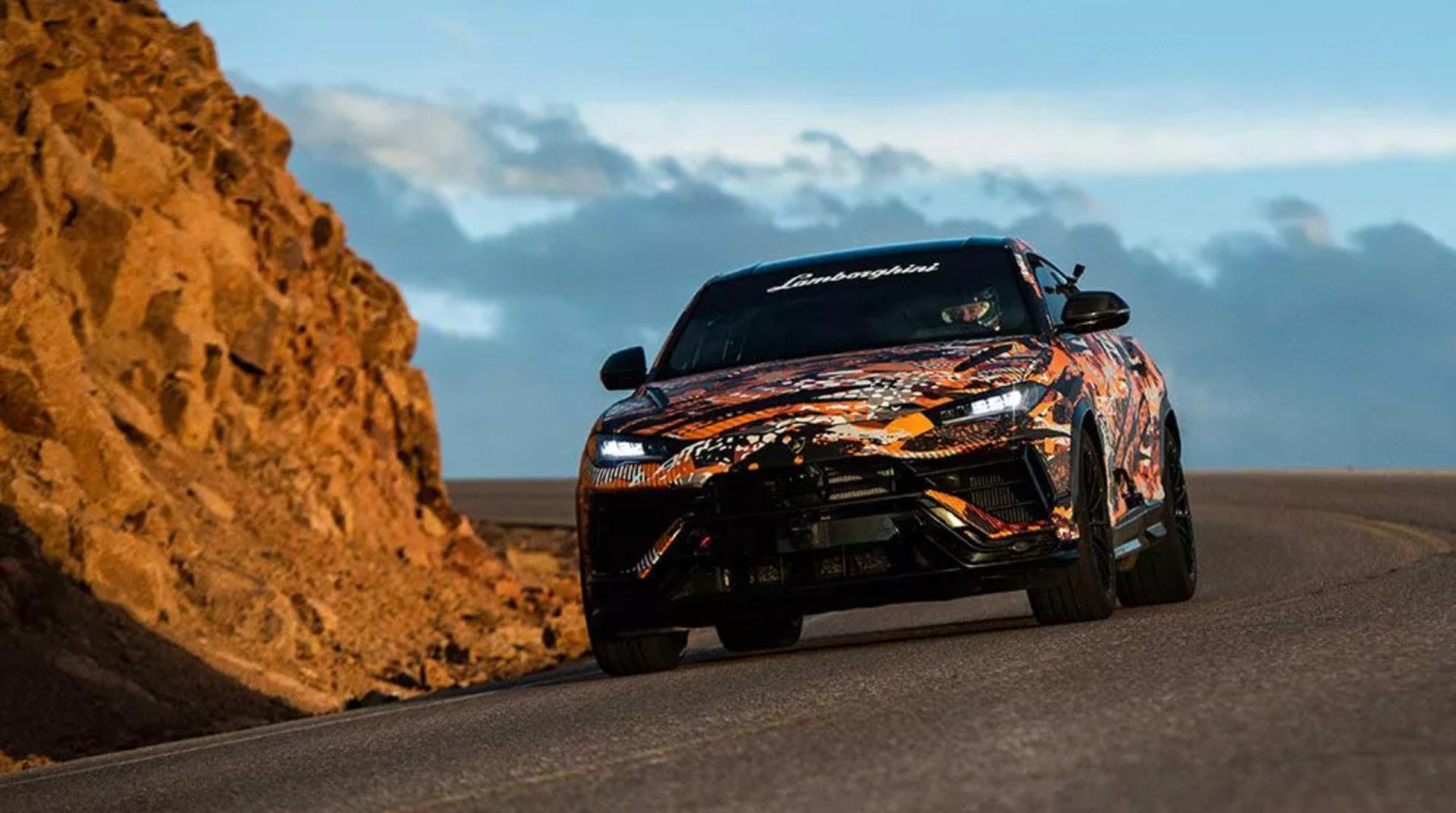 Lamborghinis New Urus Smashes Pikes Peak Record! banner
