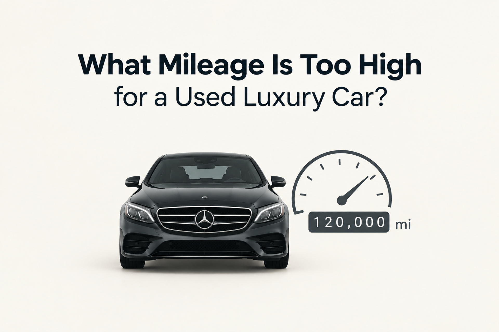 What Mileage Is Too High for a Used Luxury Car? banner