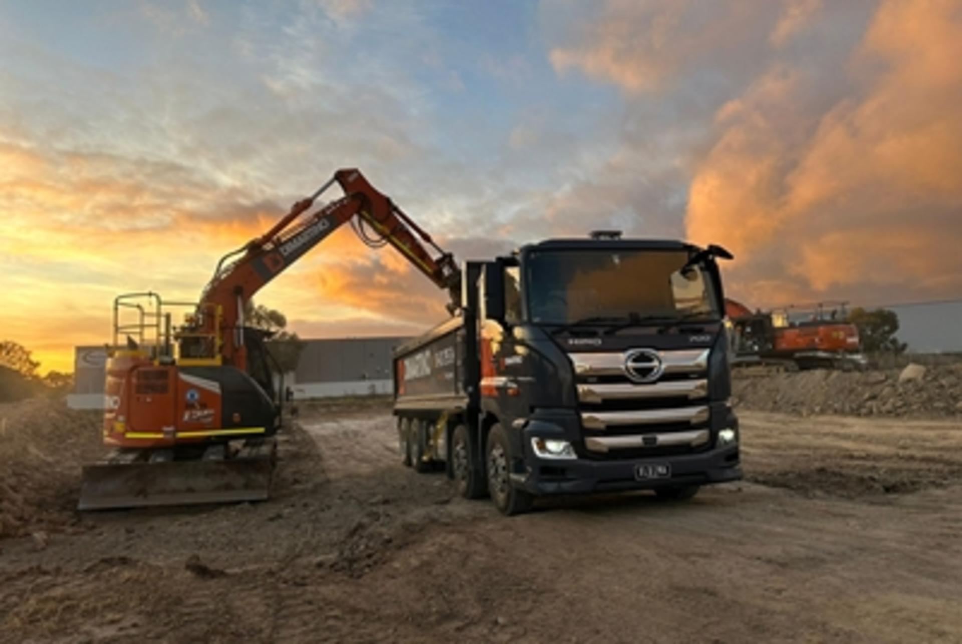 Built To Dig Deep. Backed By Hino banner