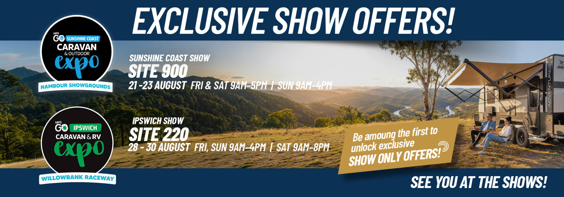 See you at the Shows banner