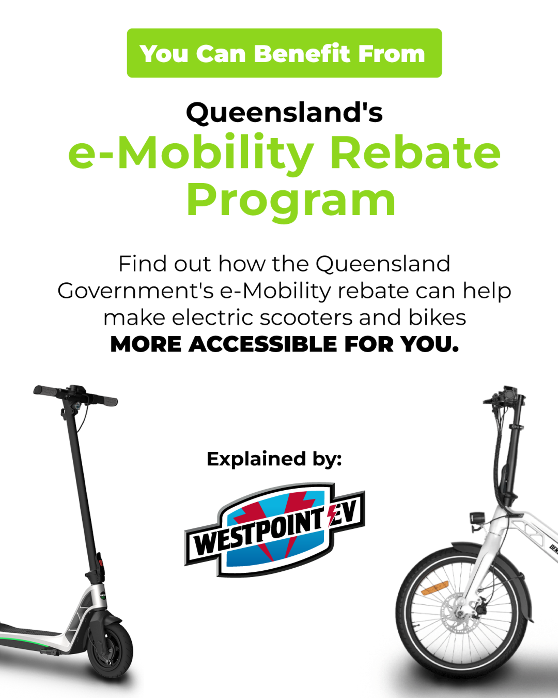 https://www.westpointev.com.au/blog/e-scooters-e-bikes-rebate-queensland