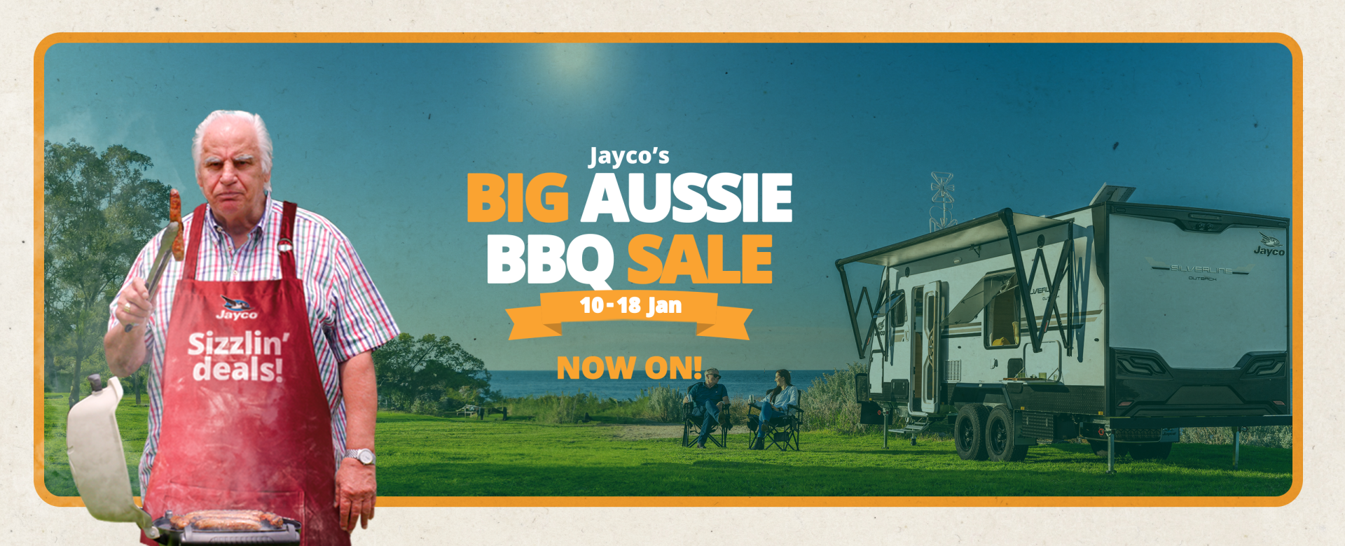 Jayco's Big Aussie BBQ Sale banner