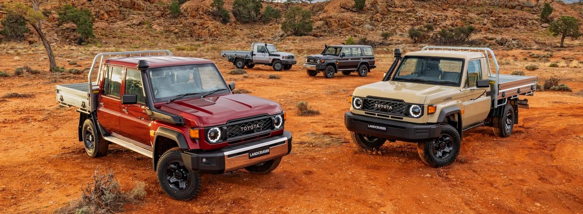 PRODUCTION RECOMMENCES FOR LANDCRUISER 70 SERIES AUTOMATIC VARIANTS banner