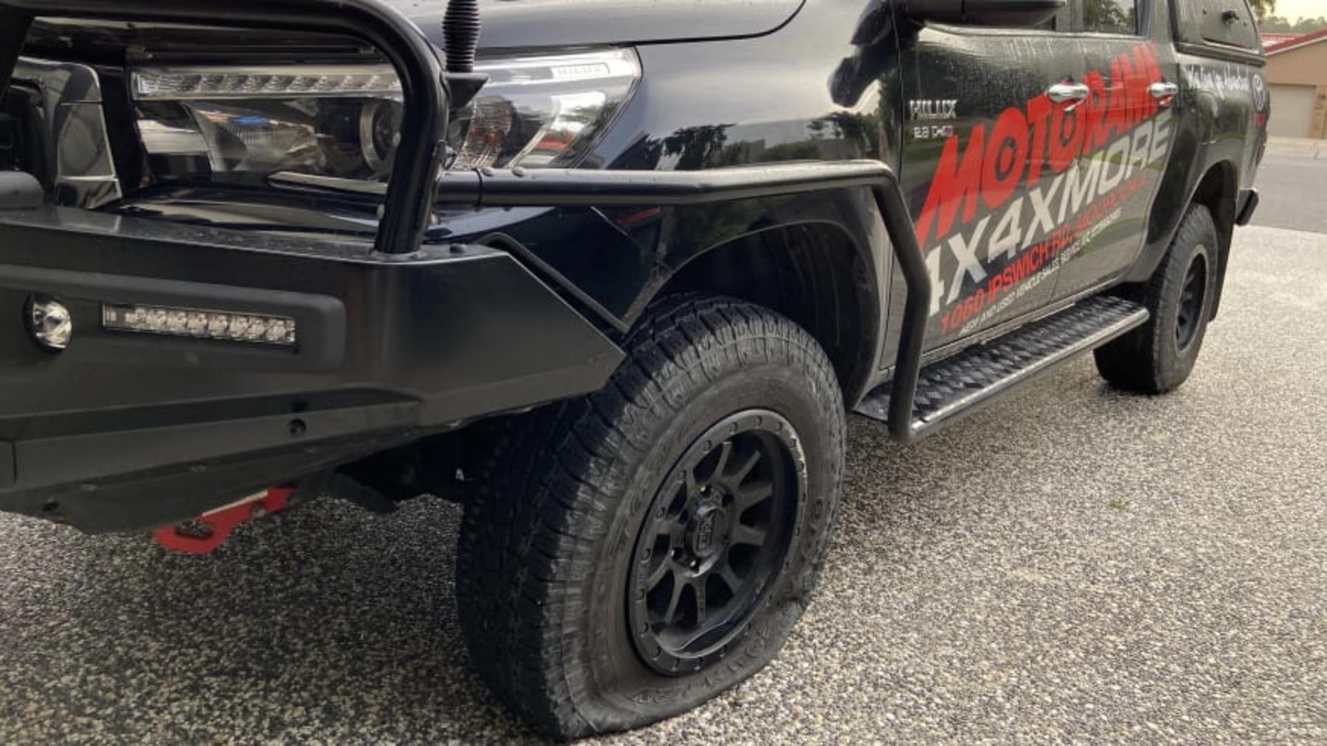 Changing or Repairing a Ute Tyre banner