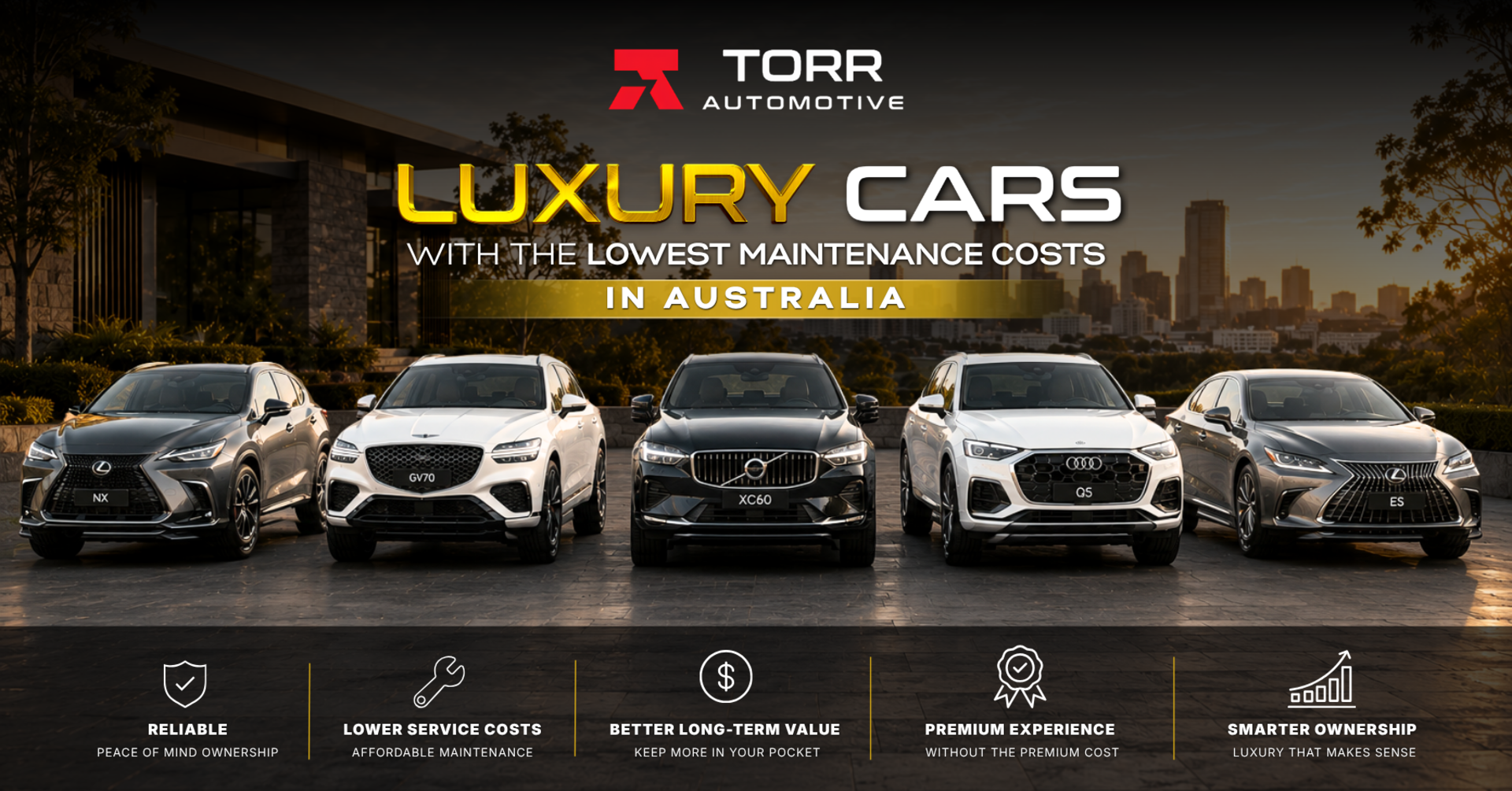 Luxury Cars With the Lowest Maintenance Costs in Australia banner