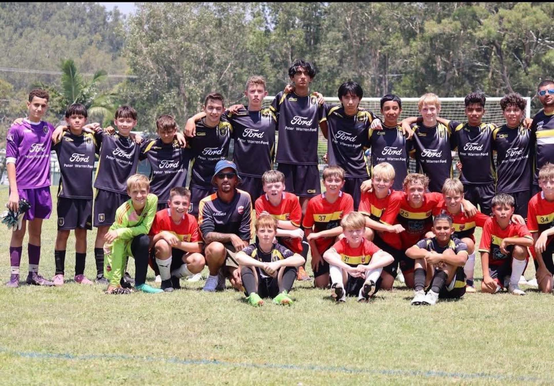 Peter Warren Ford Partners with Football X Academy banner