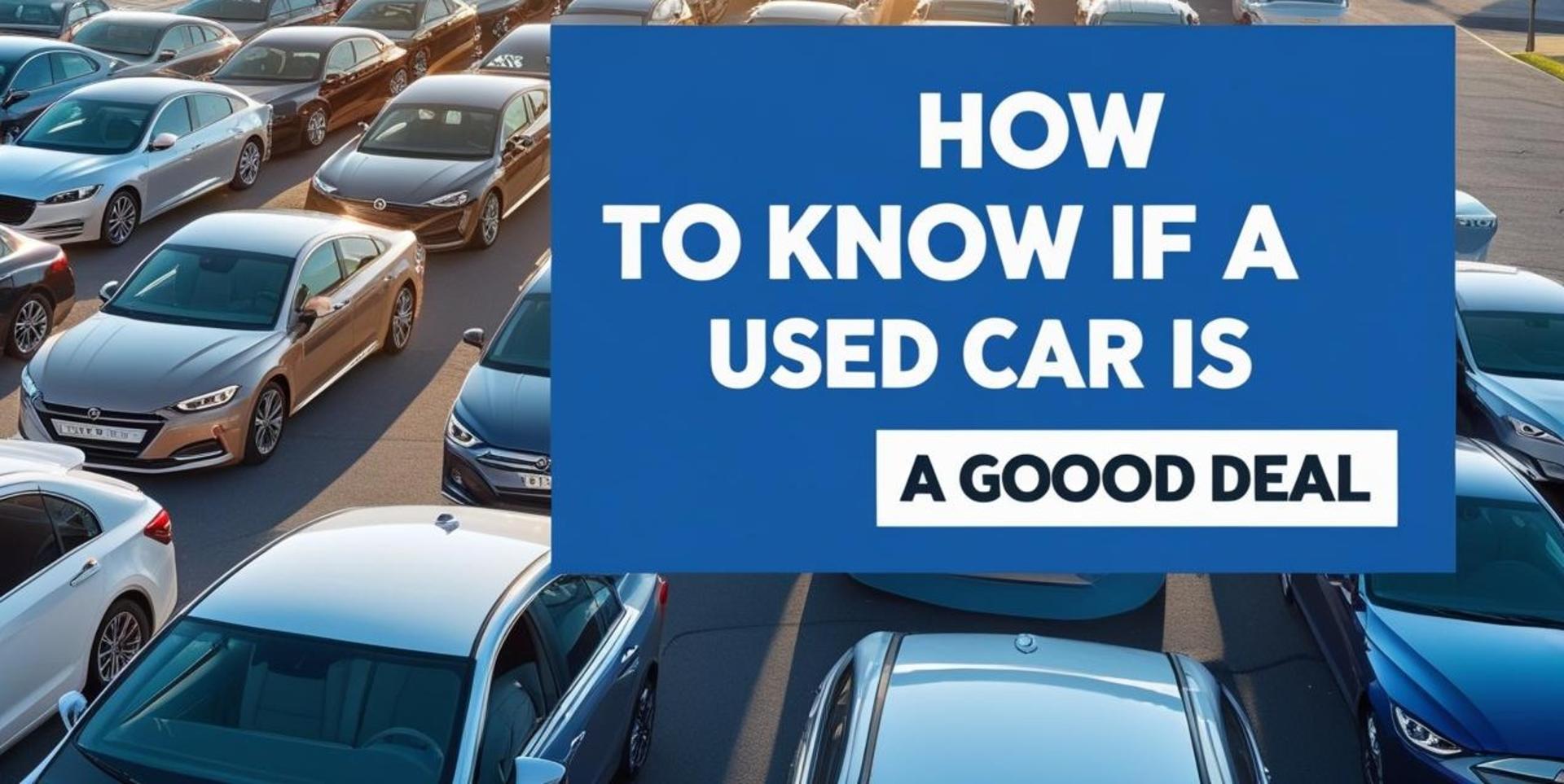 How to Know if a Used Car is a Good Deal banner