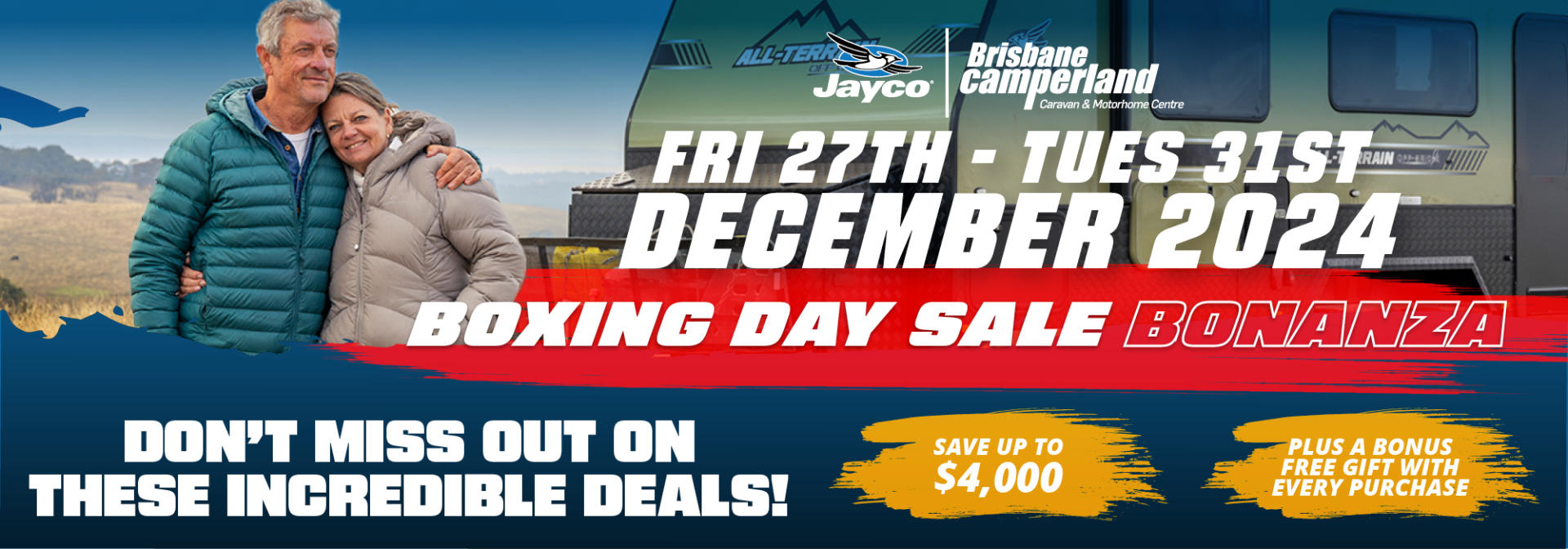 Boxing Day Sale Bonanza banner