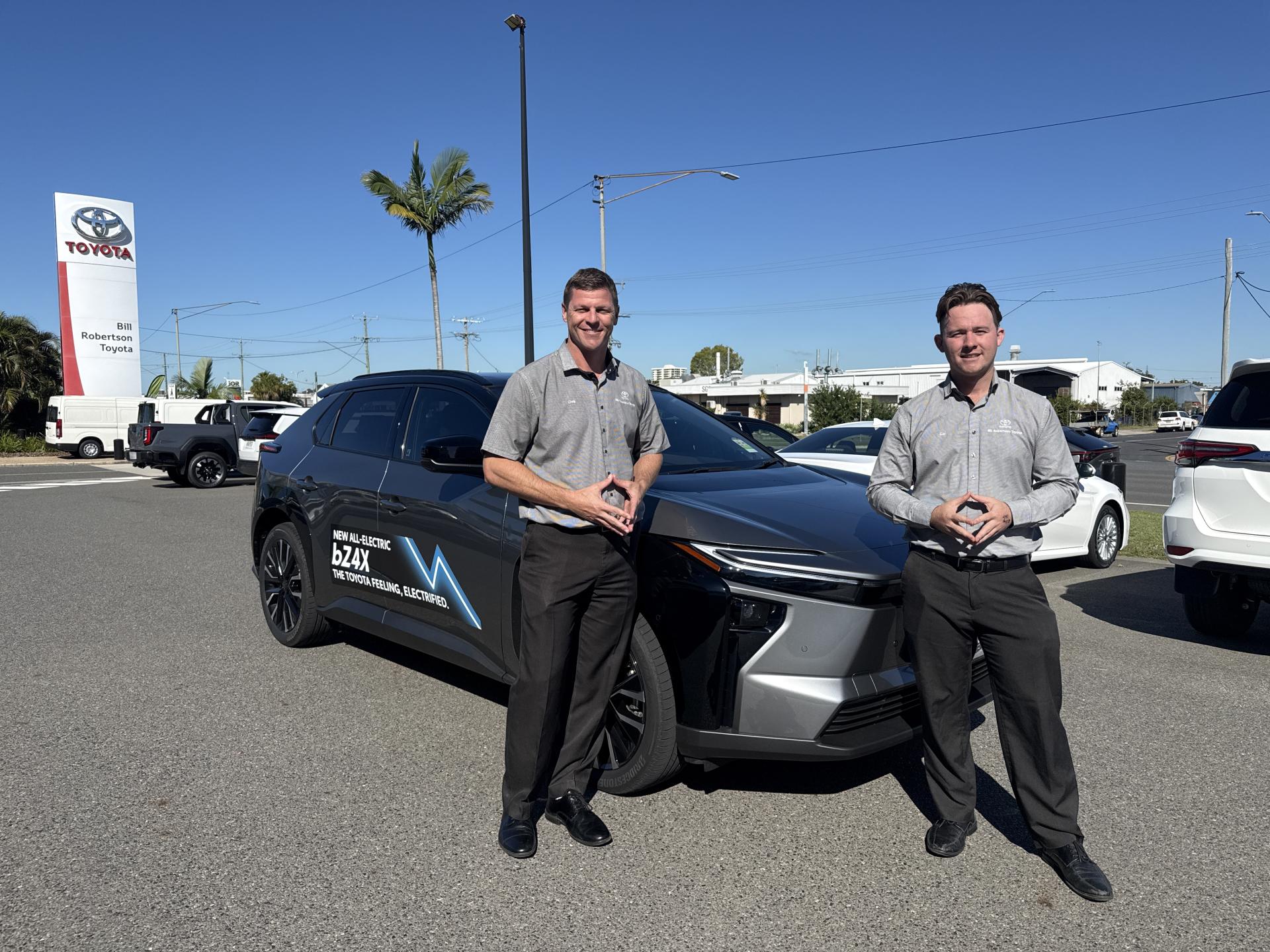 Bill Robertson Toyota Attends Ecofest banner