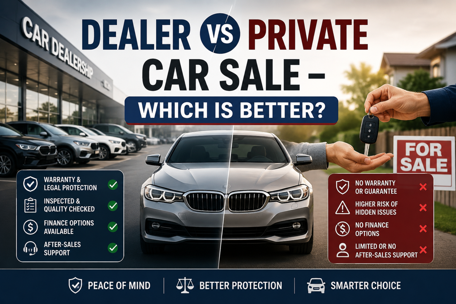 Dealer vs Private Car Sale – Which Is Better? banner
