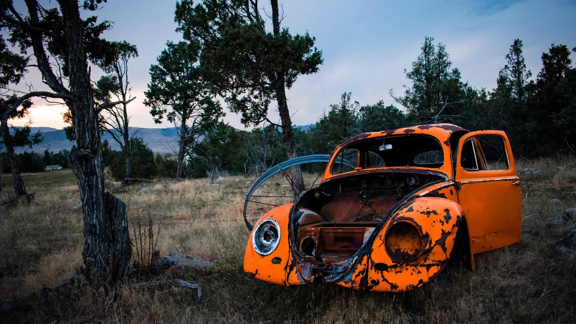 Rusty Old Car