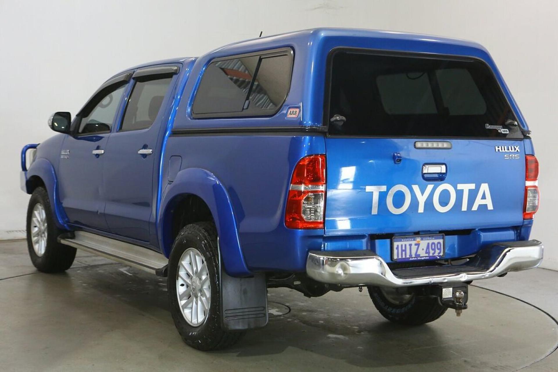 &nbsp; Used 2015 Toyota Hilux SR5 KUN26R 4X4 dual cab ute in blue with canopy, available at John Hughes for reliable off-road and towing performance&nbsp;&nbsp;