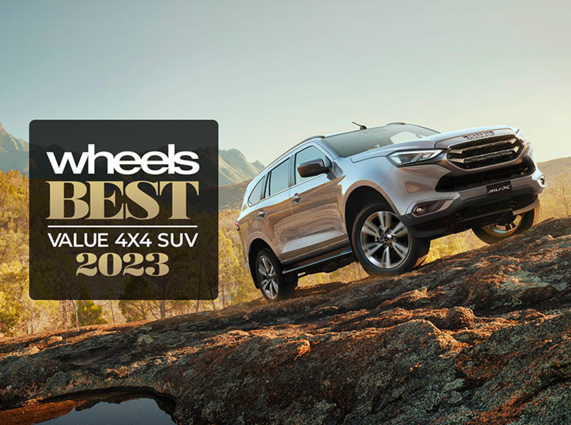 Isuzu MU-X Crowned Australia's Best Value 4x4 SUV banner