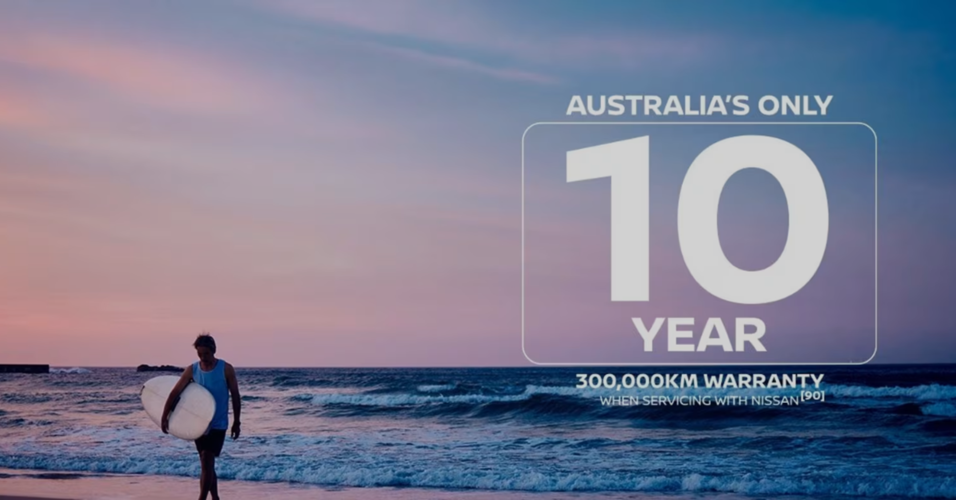 Nissan’s 10-Year Warranty & Roadside Assist  banner