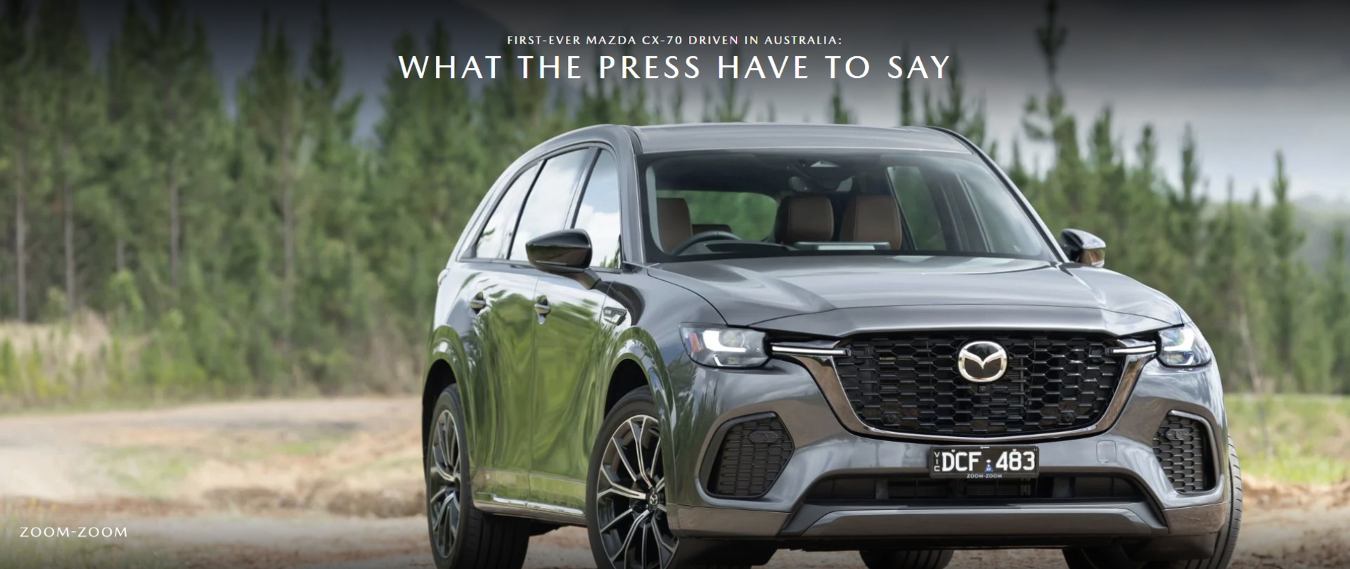 First-Ever Mazda CX-70 Driven in Australia banner