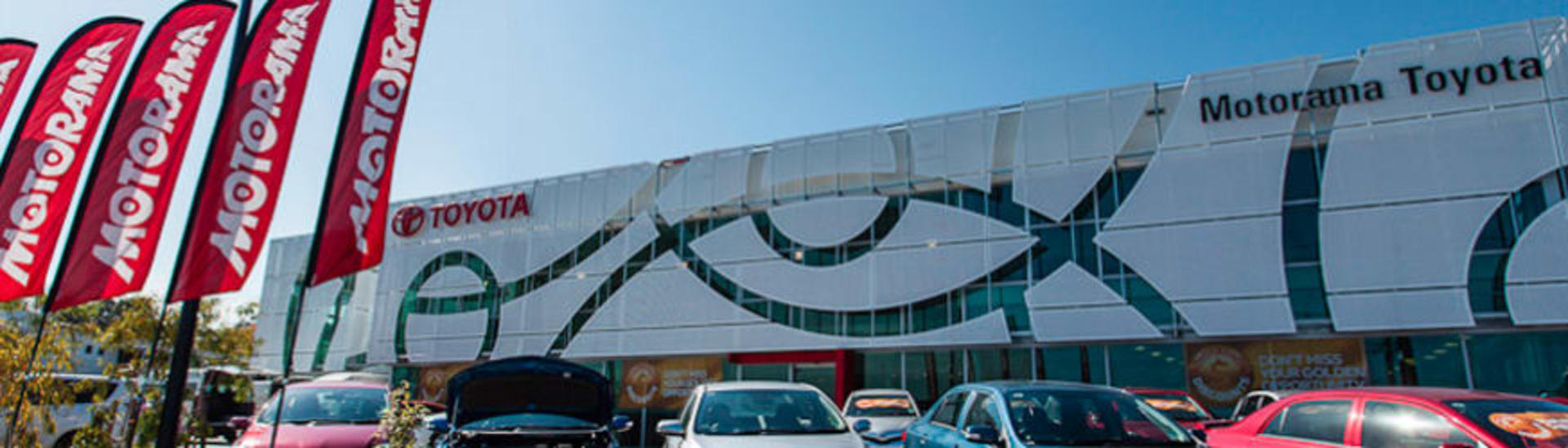 Motorama Toyota Moorooka Official Opening banner