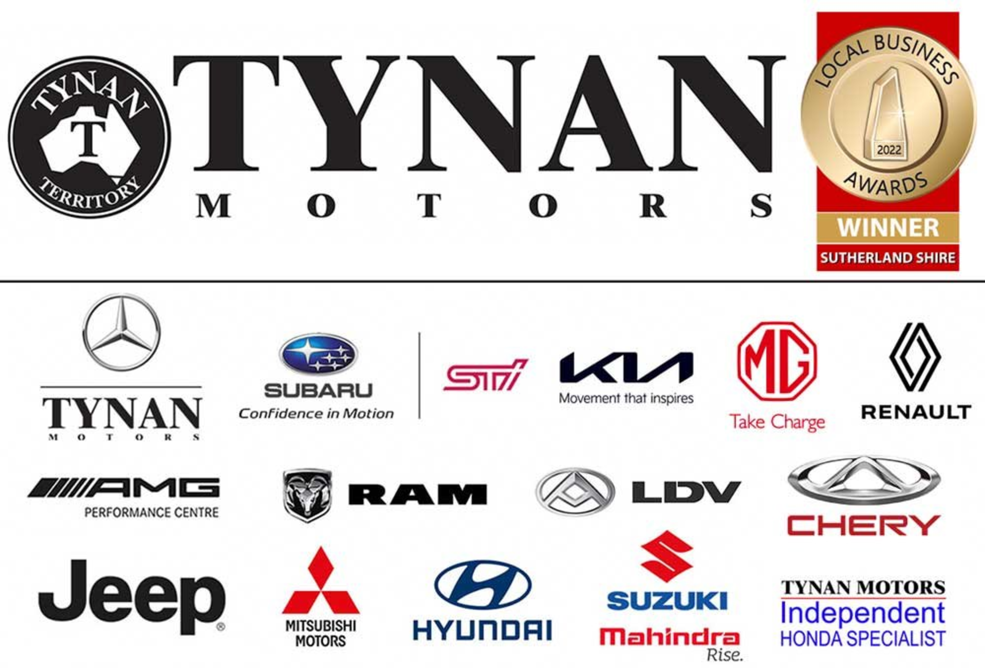 Driving Excellence: Explore the Diverse Automotive Brands at Tynan Motors banner