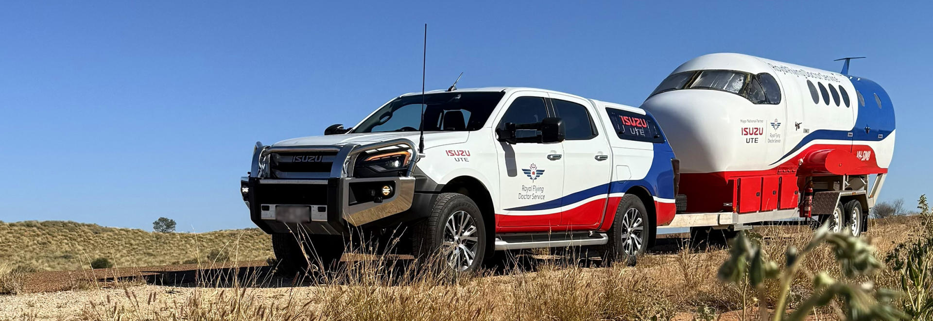 RFDS AND ISUZU UTE  banner