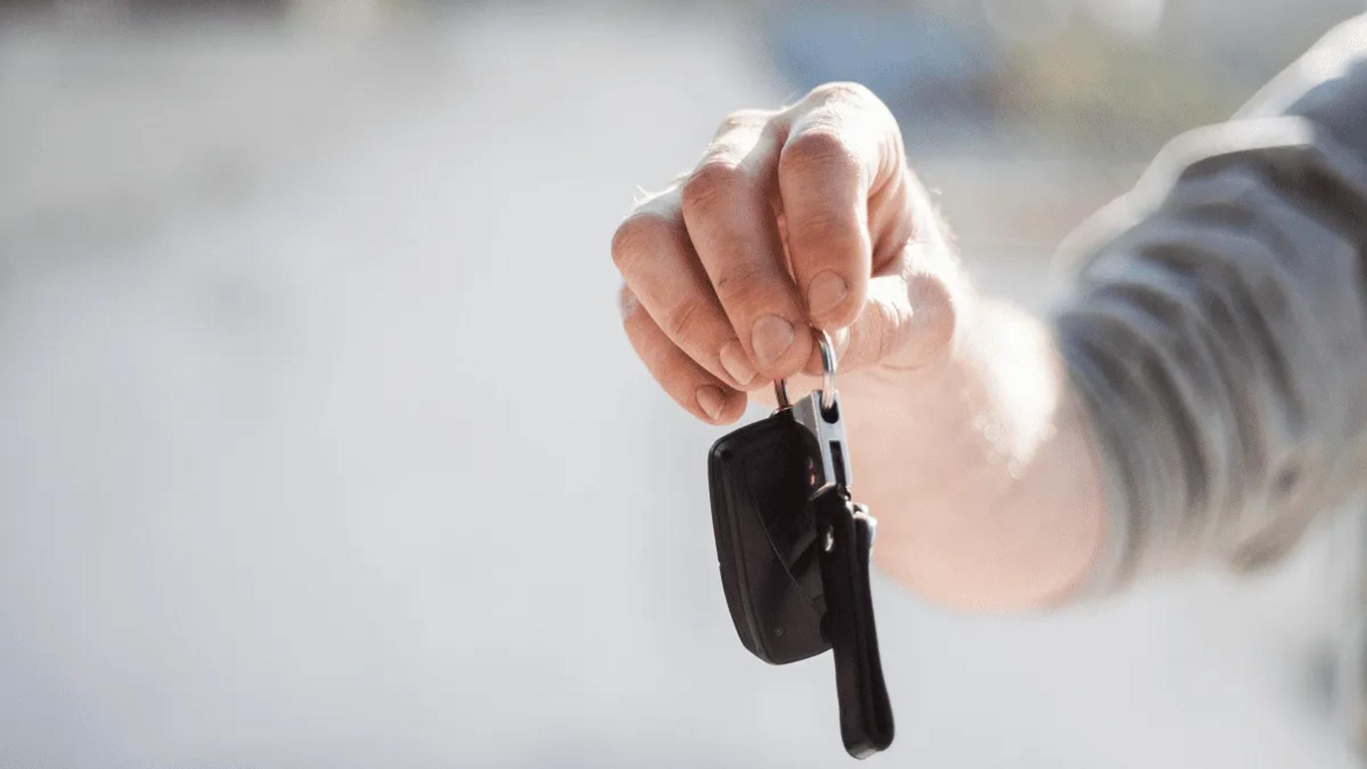 Holding Car Keys