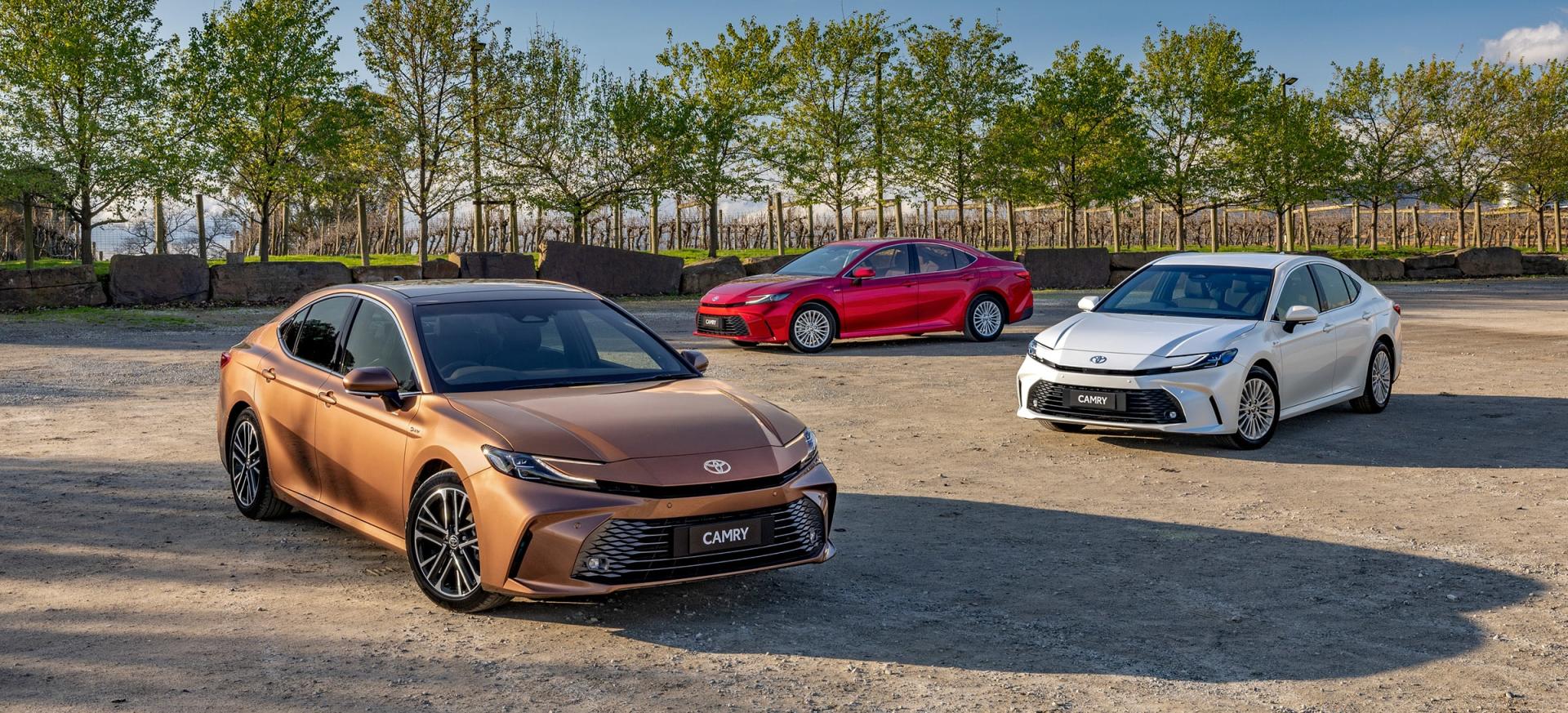 Stylish New Toyota Camry Sedan Arrives in Australia with Latest-Generation Hybrid Electric Powertrain banner
