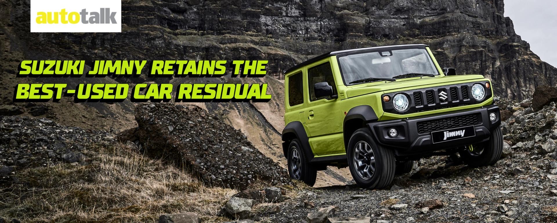 Suzuzki Jimny Retains The Best Used-Car Residual banner