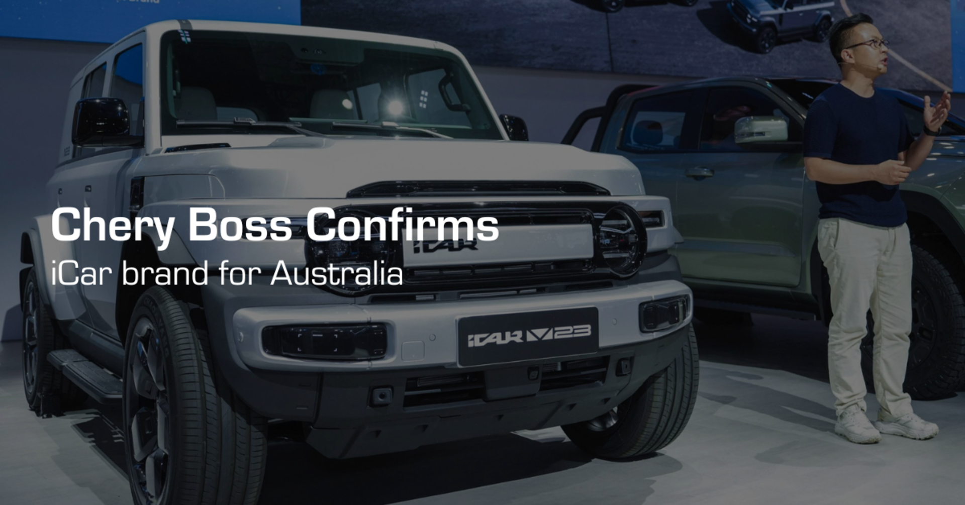 Chery boss Confirms iCar Brand for Australia banner