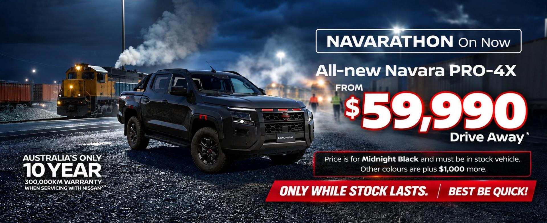 Nissan Navara Pro 4X MODEL OFFER 