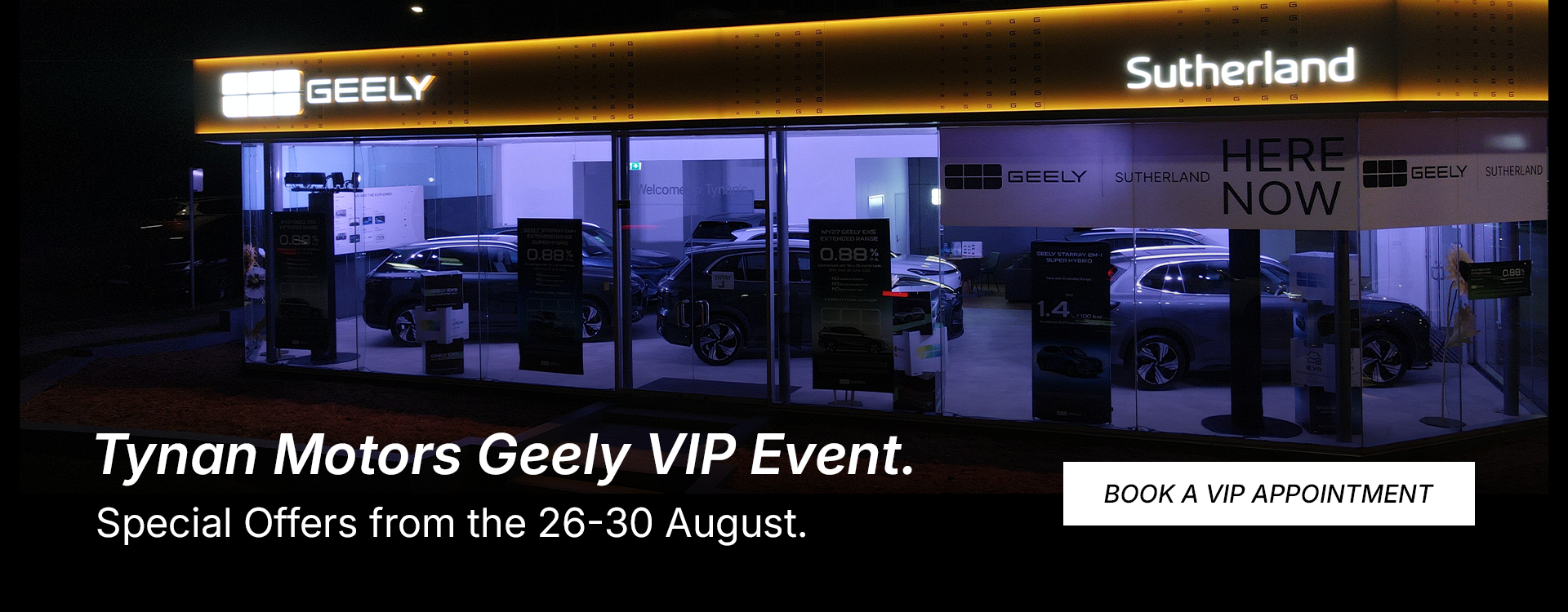 Geely VIP Sale Event