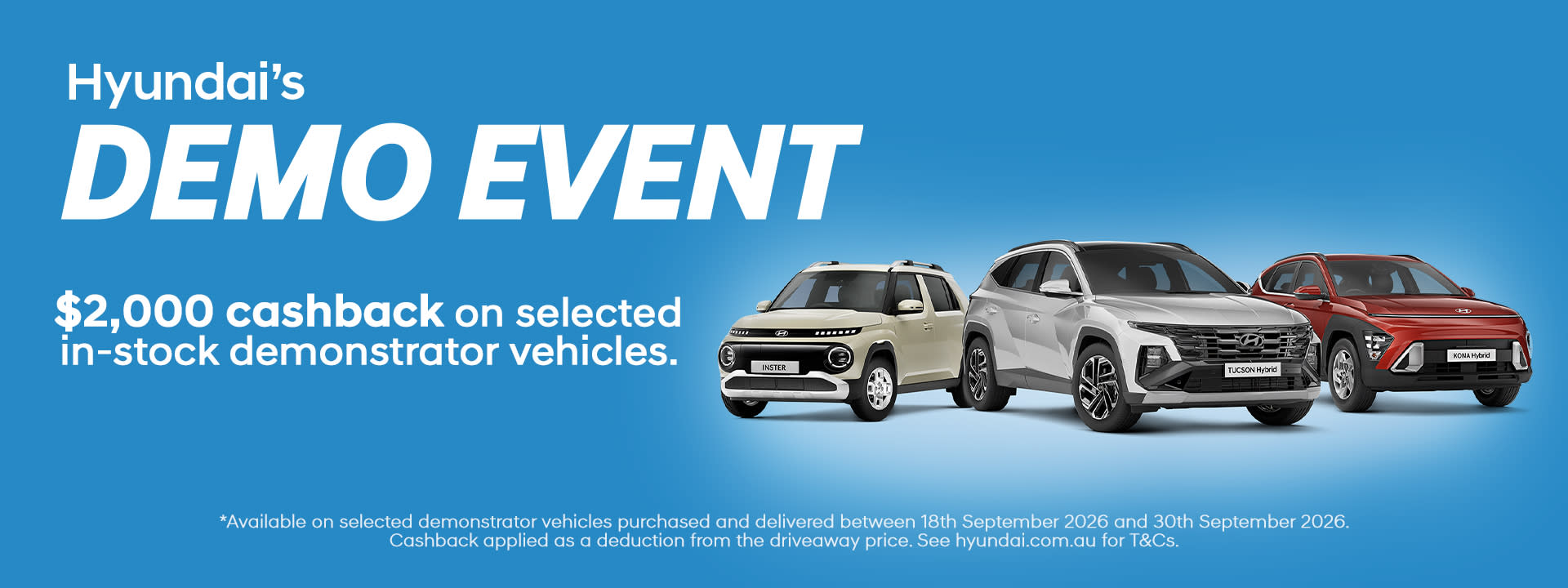 DEMO SALE EVENT