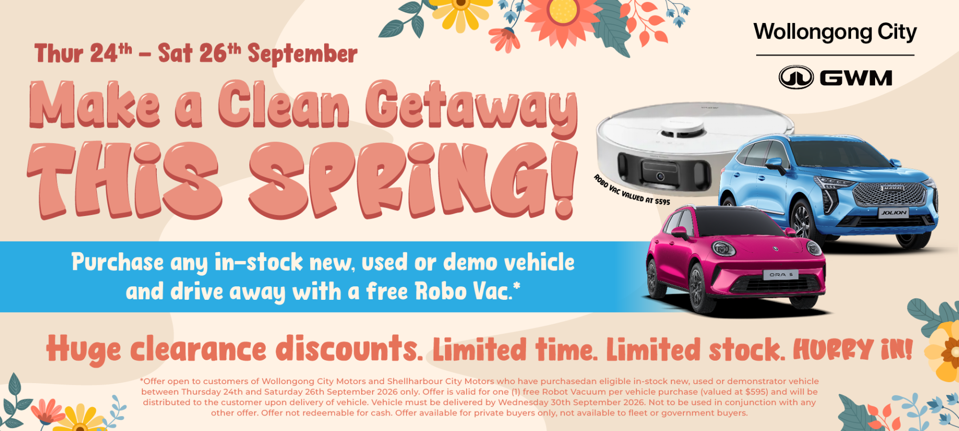 Spring 3 Day Sale