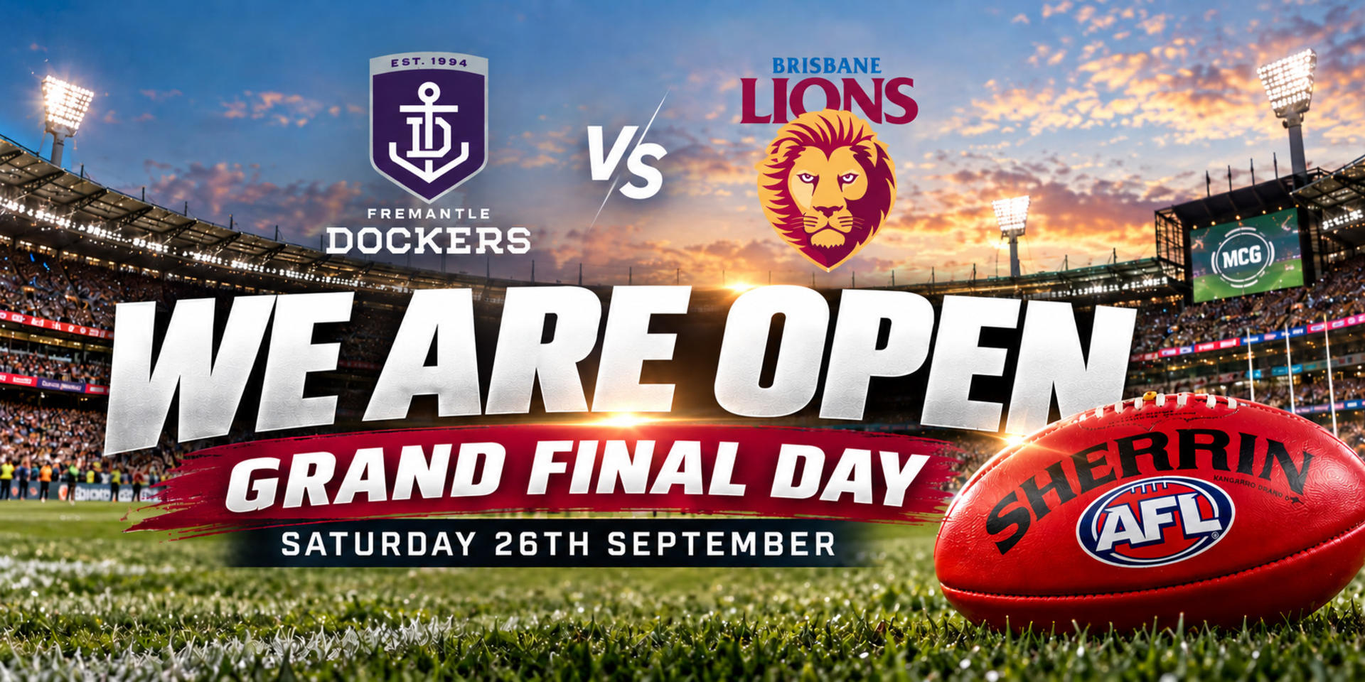 Grand Final Day Open