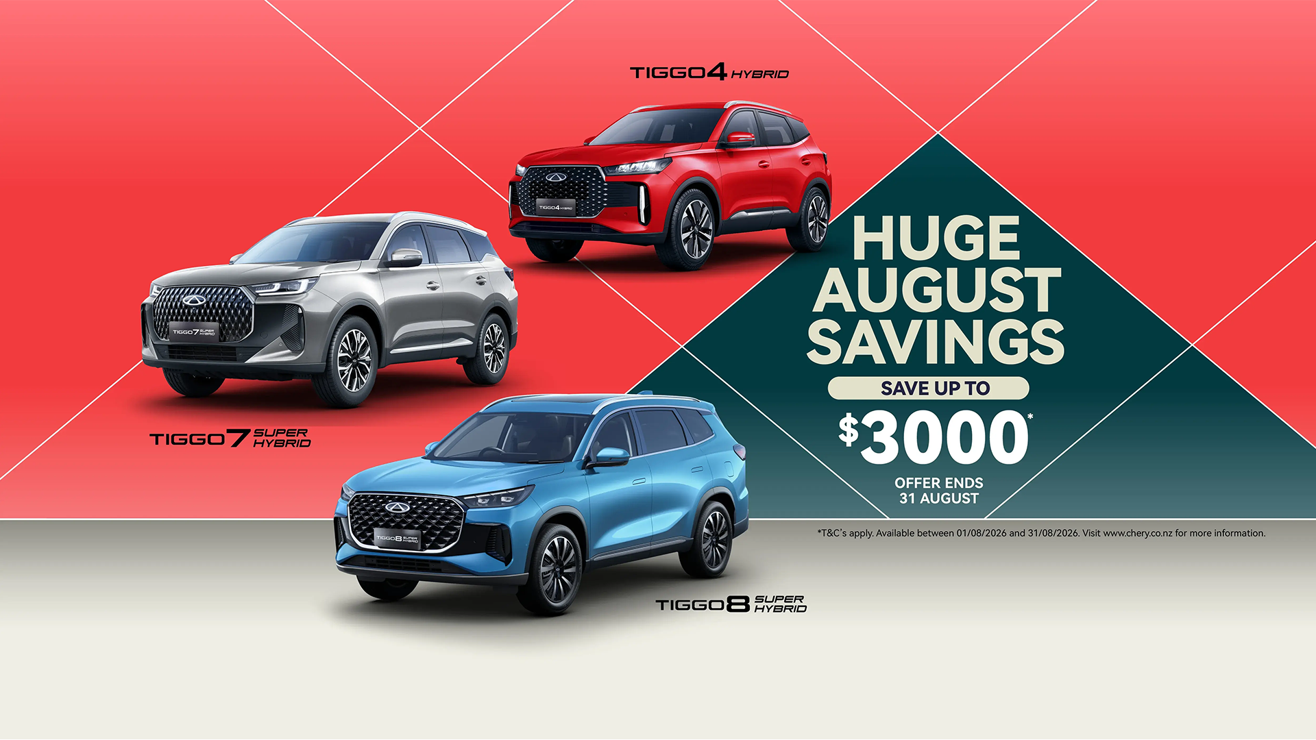 Chery NZ Aug