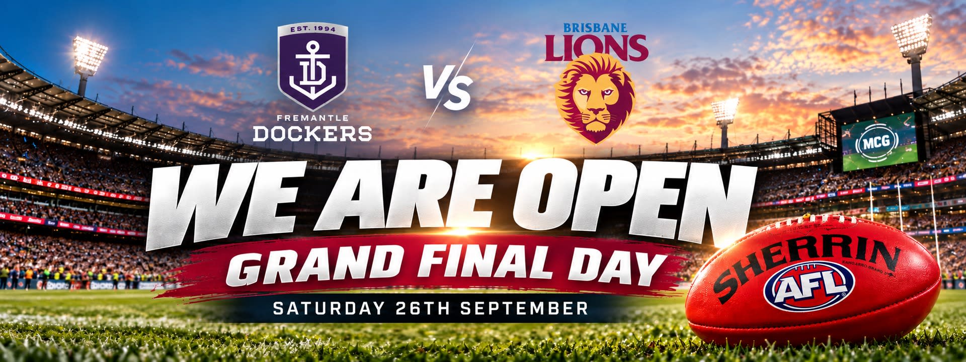 Grand Final Day Open